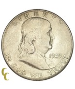 1949-S Silver Franklin Half Dollar 50C (Choice BU Condition) - $121.17 CAD