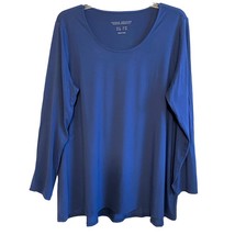 Susan Graver Weekend Essentials Cool Touch A-Line Tunic LARGE PETITE (303) - £20.51 GBP