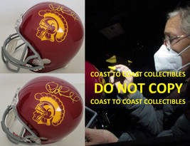 Pete Carroll signed USC Trojans full size football helmet COA exact proo... - $544.49