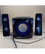 iLive IHB23B Bluetooth 2.1 Speaker System Subwoofers Portable LED lights... - $76.14 CAD