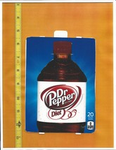HVV Size Dr Pepper DIET 20 oz BOTTLE Soda Vending Machine Flavor Strip - £2.35 GBP
