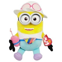 Despicable Me 3 TY Beanie Babies 7&quot; Jerry Tourist Minion  - 2017 - £5.31 GBP