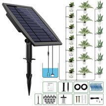 Eco-Friendly Solar Automatic Drip Irrigation System - Supports 30 Pots, ... - $114.79