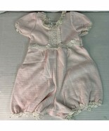 Baby Beau &amp; Belle infant Ramper-Size 3 month-pink textured fabic - $489.88 MXN