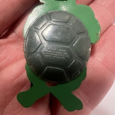 Vintage 1988 Teenage Mutant Ninja Turtles Keychain TMNT Michelangelo Item image 3