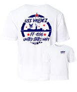 USS VALDEZ FF-1096  Performance T-Shirt.  US NAVY - €19,89 EUR+
