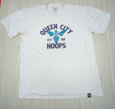 704 Queen City Hoops Charlotte NC 2XL cotton t shirt hornet - $12.86