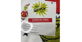 The Grinch Holiday Plush Blanket Christmas Oversized VIRAL TikTok Throw 50”x70” - £28.68 GBP