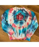 Women’s Tie Dye Oxford University Logo Crew Sweatshirt Size M EUC - €21,15 EUR