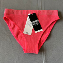 Womens Bonds Originals Retro Rib Orange Hi Bikini Briefs Size M New - $224.45 MXN