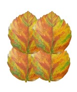 Benson Mills 4 Piece Harvest Leaf Shaped Cork Placemat, 15&quot; x 15&quot;. NEW - £14.94 GBP