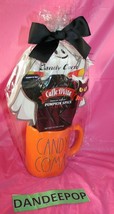 Rae Dunn Candy Coma Mug Gift Set With Cafe Divita Pumpkin Spice Latte Candy Corn - £23.80 GBP