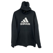 Adidas Black Hooded Sweatshirt Size XL  - £9.51 GBP