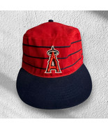 LOS ANGELES ANGELS hat pillbox style red adjustable cap Stadium Giveaway... - $27.15 CAD