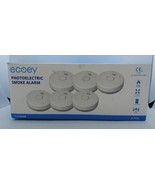 6 x Ecoey Photoelectric Smoke Detector Alarm Test Button Low Battery Sig FJ136GB - $44.54