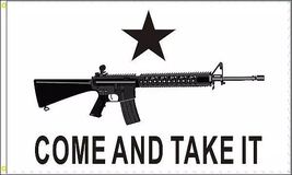 Come &amp; Take It Rifle Flag - 3x5 Ft - £15.14 GBP