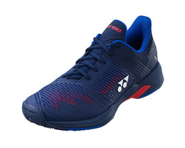 Yonex Power Cushion SONICAGE 2 Wide Tennis Shoes Unisex Navy Red All Court  - $125.91+