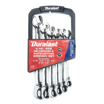 Duralast 64-115 SAE Ratcheting Wrench Set 6 Piece - £45.14 GBP