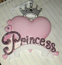 Princess Heart Girl Personalized Christmas Tree Ornament new polar X brand. - $6.93