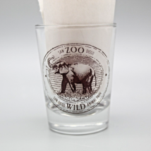 San Deigo Zoo &amp; Wild Animal Park Shot Glass Elephant Souvenir Collectible - £5.42 GBP
