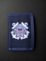 Us Coast Guard Uscg Heavy Duty Nylon Embroidered Emblem Wallet TRI-FOLD - £7.94 GBP