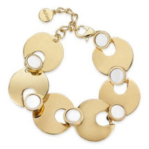 Alfani Gold-Tone and Stone Flex Bracelet, Size 7 1/4 - $11.88