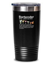 20 oz Tumbler Stainless Steel Insulated  Funny Bartender Definition  - £23.66 GBP