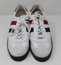 Q1905 Medal Leather Mens Shoes Sneakers 46 EU 12 US Titanium - $108.90