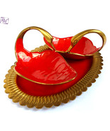 BRASS SWAN / DUCK BOWL PLATE VINTAGE SWAN BOWL - $1,066.09 MXN