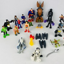 Action Figures Lot DC Comics Imaginext Marvel Disney Justice League Kids Toy Lot - £33.85 GBP