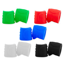 Set of 5 Different Colored Elbow Pad Sets for WWE Wrestling Action Figures - £32.16 GBP