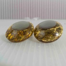 1950&#39;s Earrings Costume Jewelry Lucite Clip On Back Fashion - £15.45 GBP