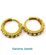 Anelli A Cerchio In Oro Reale Indiano 14k - Paio - €88,44 EUR