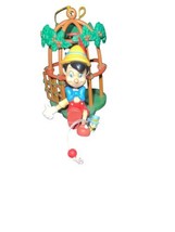 Enesco Disney Pinocchio Ornament Disney Pinocchio in Cage Ornament Chris... - £3.10 GBP