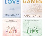 Ana Huang 4 Books Set: Twisted Love + Twisted Games + Twisted Hate+Twist... - £41.14 GBP