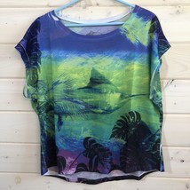 Guy Harvey Women&#39;s Top Size S NWOT Marlin Fish Shirt Top Tropical Print - $13.95