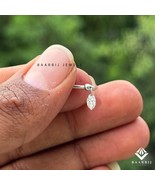 Sabras Floating Marquise Diamond Drape Helix Threaded Stud Piercing, Uni... - $210.00