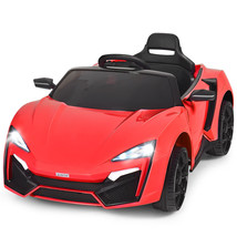 12V Kids Ride On Car 2.4G RC Electric Vehicle w/ Lights MP3 Openable Doors Red - £209.87 GBP