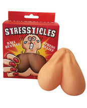 STRESSTICLES TESTICLE STRESS BALLS ADULT NOVELTY GIFT BALL BUSTING STRES... - £16.21 GBP