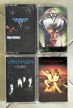 Lot (4) VAN HALEN Music Cassette Tapes:  self-titled, 5150, OU812, Balance - £19.27 GBP
