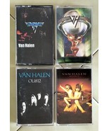 Lot (4) VAN HALEN Music Cassette Tapes:  self-titled, 5150, OU812, Balance - £19.50 GBP