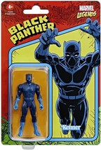 Marvel Legends --Black Panther- 3.75&quot; Kenner Hasbro Retro Action Figure 2021 NIB - £10.83 GBP