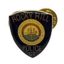 Rocky Hill Connecticut Police Dept Law Enforcement Enamel Lapel Hat Pin - $14.95