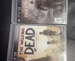 LOT OF 2 : Dark Souls II [NO MANUAL] +THE WALKING DEAD[COMPLETE ( PlaySt... - $14.84