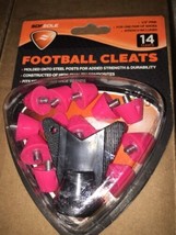 NEW SOFSOLE Replacement FOOTBALL Cleats 1/2&quot; Pink 14 Cleats 1 PAIR Of Sh... - £14.71 GBP