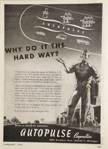 1946 Print Ad Autopulse Corporation Fuel Pumps Service Station Detroit,Michigan - £14.17 GBP