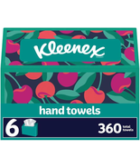 Kleenex Disposable Paper Hand Towels, 6 Boxes, 60 Tissues per Box (360 T... - $28.43