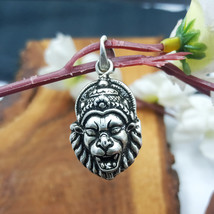 Oxidized 925 Silver Idol God Vishnu Narsimha Pendant, Narsimha Awtar Nec... - €34,83 EUR