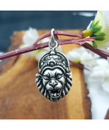 Oxidized 925 Silver Idol God Vishnu Narsimha Pendant, Narsimha Awtar Nec... - €34,83 EUR