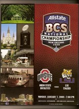 2008 BCS Championship Game Program LSU Ohio State - $55.18